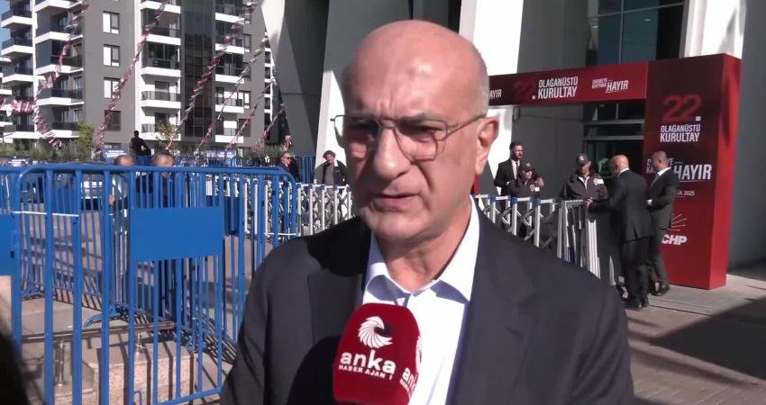 TBMM Başkanvekili Tekin Bingöl, CHP'nin 22'nci Olağanüstü Kurultayı'na ilişkin, "Ne