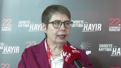 CHP Genel Başkan Yardımcısı Zeliha Aksaz Şahbaz, CHP'nin 22'nci Olağanüstü
