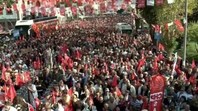 CHP’nin “Millet İradesine Sahip Çıkıyor” mitinglerinin 57’ncisi bugün CHP’nin 74
