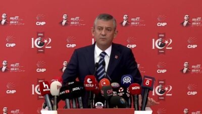 CHP Genel Başkanı Özgür Özel, partisinin Kuruluş Haftası etkinlikleri kapsamında