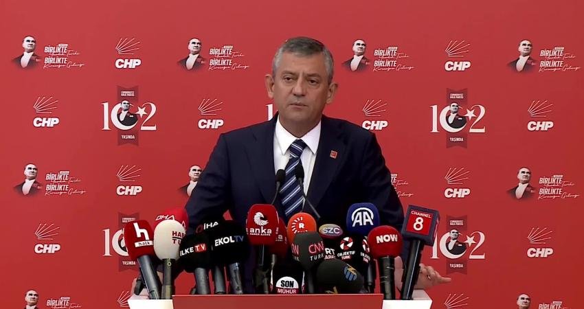 CHP Genel Başkanı Özgür Özel, partisinin Kuruluş Haftası etkinlikleri kapsamında