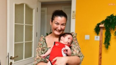 Çiğli Belediyesi’nin “Hoş Geldin Bebek” projesi kapsamında, yeni doğum yapan