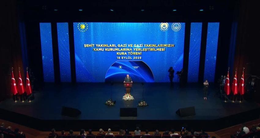 Cumhurbaşkanı Recep Tayyip Erdoğan, Beştepe Millet Kongre ve Kültür Merkezi'nde