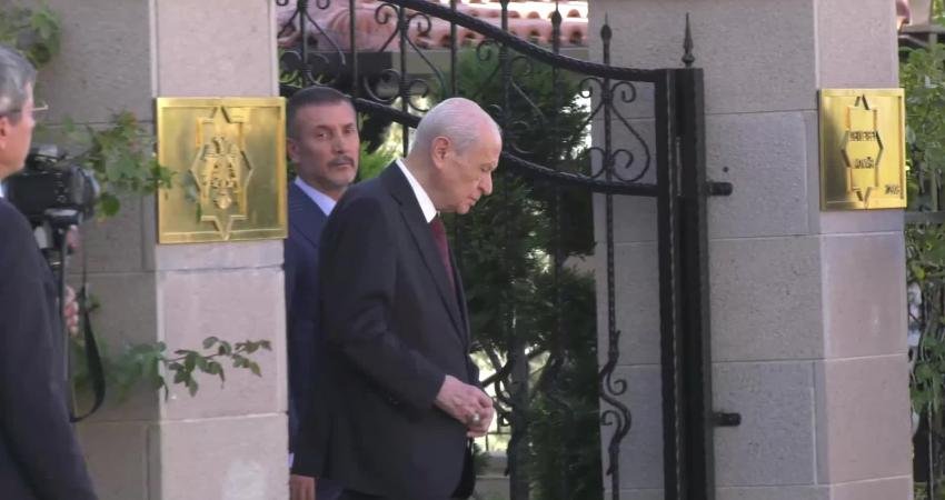 Cumhurbaşkanı Recep Tayyip Erdoğan, MHP Genel Başkanı Devlet Bahçeli ile