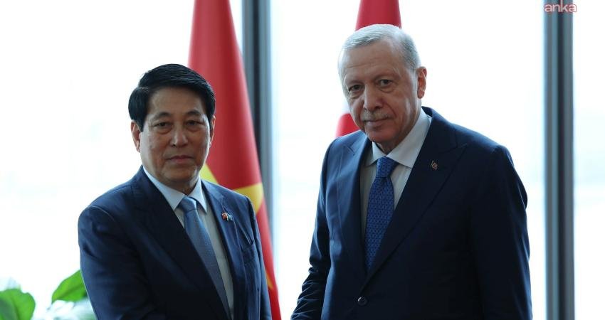 Cumhurbaşkanı Recep Tayyip Erdoğan New York’ta Vietnam Devlet Başkanı Luong