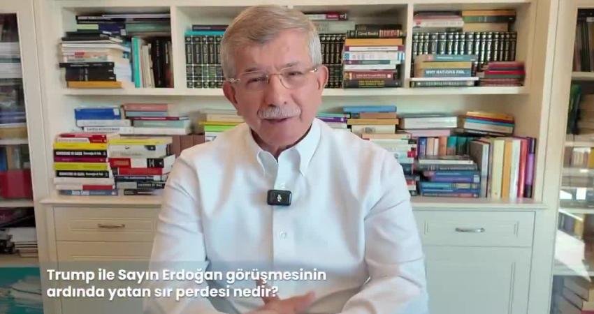 Gelecek Partisi Genel Başkanı Ahmet Davutoğlu, Cumhurbaşkanı Recep Tayyip Erdoğan’ın
