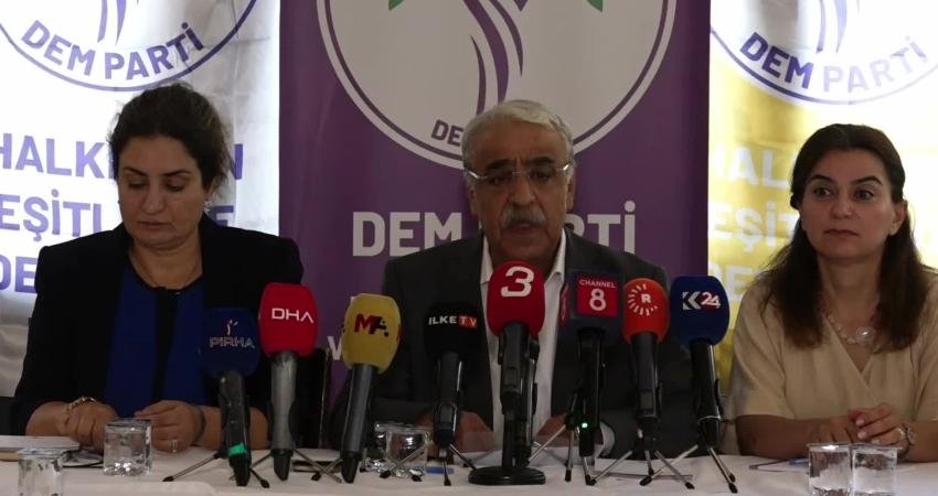 DEM Parti İmralı Heyeti üyesi ve Şanlıurfa Milletvekili Mithat Sancar, “Barış