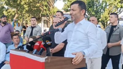 Aydın'daki Afrodisias Kültür Sanat ve Tanıtım Festivali'nde konuşan Denizli Büyükşehir