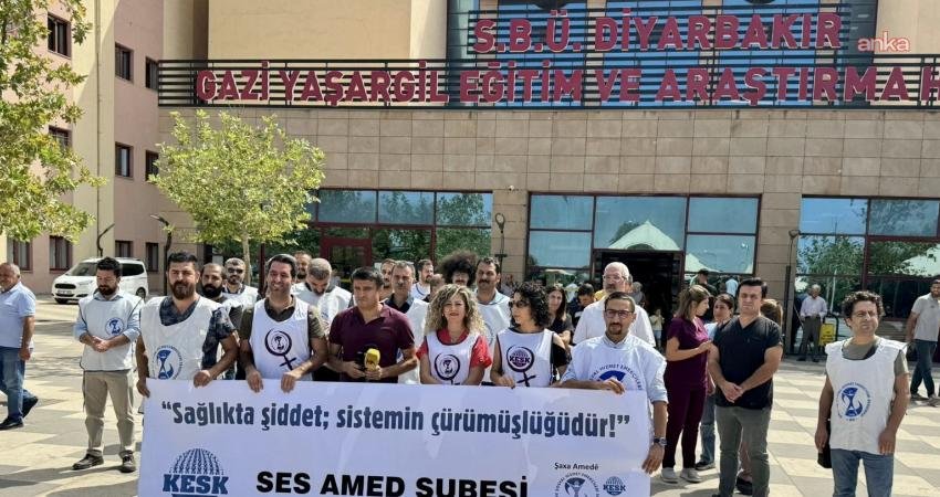 Diyarbakır'da, Gazi Yaşargil Eğitim ve Araştırma Hastanesi’nde görevli 5 sağlık