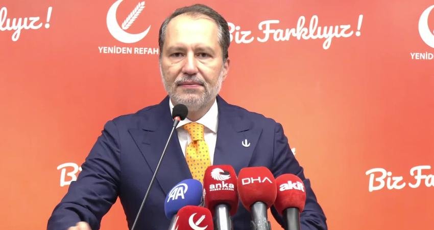 Yeniden Refah Partisi Genel Başkanı Fatih Erbakan, TBMM Başkanı Numan