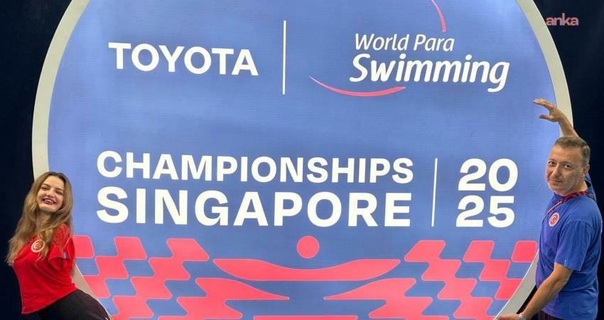 Eskişehir Büyükşehir Spor Kulübü’nün milli paralimpik yüzücüsü Sümeyye Boyacı, Singapur’da