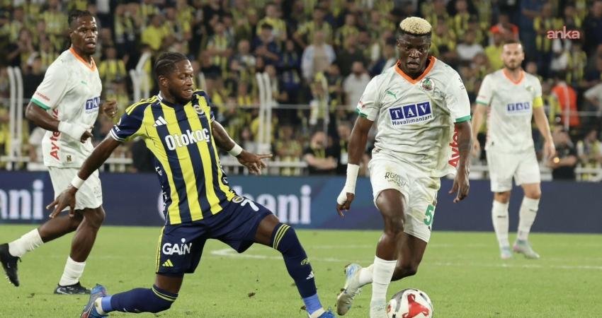 Fenerbahçe, Süper Lig’in ertelenen 1. hafta maçında konuk ettiği Alanyaspor
