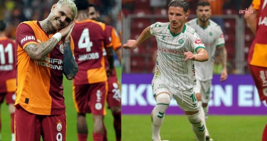 Trendyol Süper Lig'in 6. haftasında Galatasaray, sahasında Tümosan Konyaspor’u 3-1
