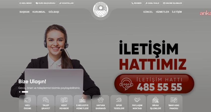 Gölbaşı Belediyesi, resmi web sitesini yeniledi Gölbaşı Belediyesi, vatandaşlara daha hızlı, erişilebilir ve kullanıcı dostu hizmet