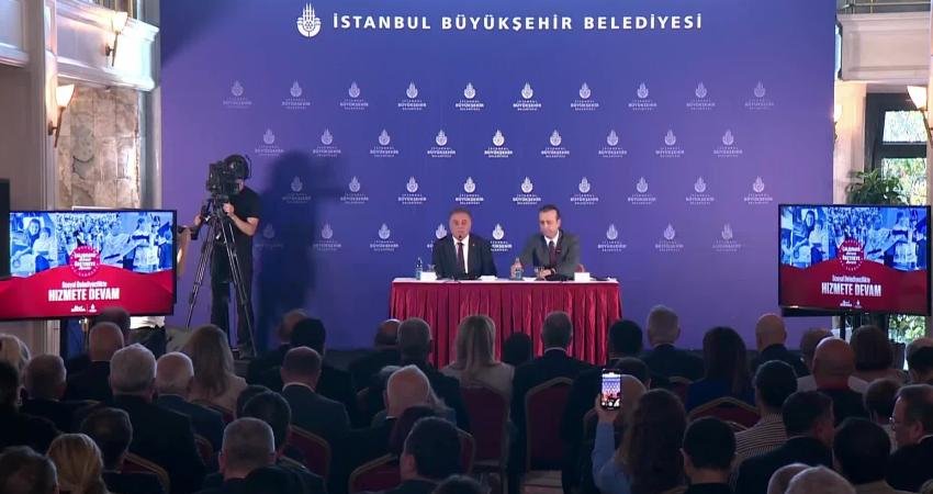 İstanbul Büyükşehir Belediyesi (İBB) Başkanvekili Nuri Aslan ve İBB Genel