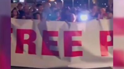 Küresel Sumud Filosuna destek kapsamında İtalya'da yürüyüş düzenlendi.