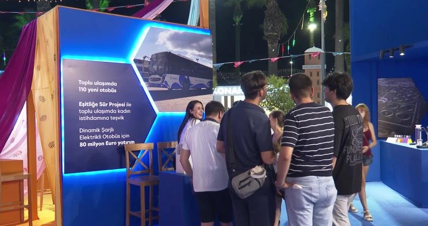 İzmir Enternasyonal Fuarı kapsamında “Gezici ESHOT Sergisi” İzmir Büyükşehir Belediyesi tarafından, 94. İzmir Enternasyonal Fuarı kapsamında, kentin