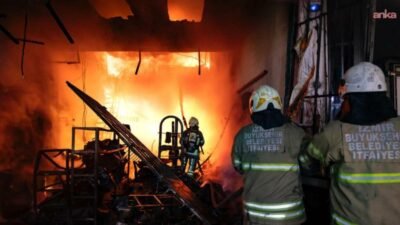 İzmir’in Kemalpaşa ilçesine bağlı Bağyurdu Sanayi Sitesi’nde bulunan bir oto