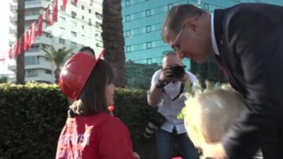 İzmir Büyükşehir Belediye Başkanı Cemil Tugay, 102’nci İtfaiye Haftası’nın açılış