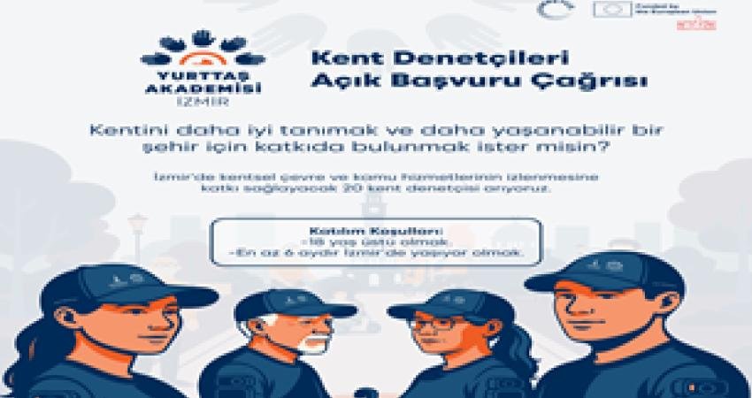 İzmir’de kent denetçileri dönemi başlıyor İzmir Büyükşehir Belediyesi, yerel demokrasinin güçlendirilmesi adına “Kent Denetçileri” uygulamasını
