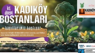 Vatandaşların sağlıklı gıdaya erişimini destekleyen Kadıköy Bostanları’nda kış dönemi için