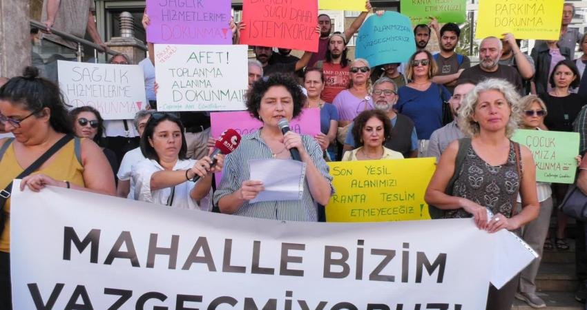 Kadıköy’deki Caferağa Mahallesi’nde yaşayan yurttaşlar, deprem toplanma alanının konut imarına