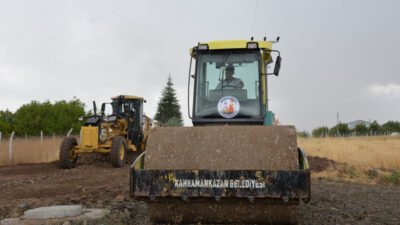 Kahramankazan Belediyesi Fen İşleri Müdürlüğü ekipleri, ilçenin farklı mahallelerinde gerçekleştirdiği