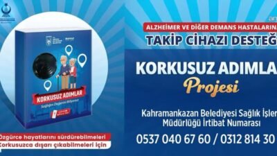 Kahramankazan Belediyesi ile Ankara Büyükşehir Belediyesi iş birliğinde, alzheimer ve diğer