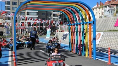 Keçirören’de Avrupa Hareketlilik Haftası kutlamaları, Atatürk Çocuk Trafik Eğitim Parkı’nda