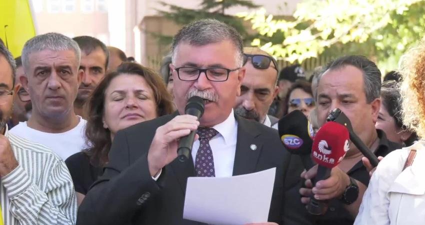 Kamu Emekçileri Sendikaları Konfederasyonu (KESK) Eş Genel Başkanı Ahmet Karagöz,