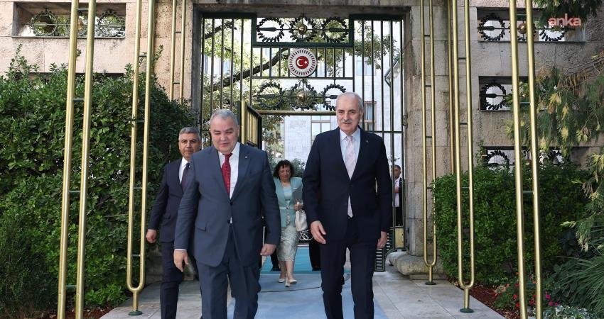 TBMM Başkanı Numan Kurtulmuş, Malta Temsilciler Meclisi Başkanı Angelo Farrugia