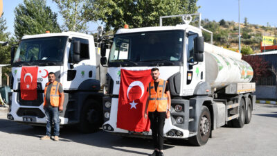 Mamak Belediyesi, Karabük’te çıkan orman yangınına müdahaleye destek olmak amacıyla