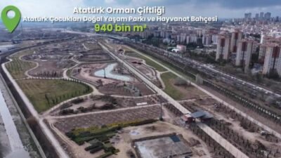 Ankara Büyükşehir Belediye (ABB) Başkanı Mansur Yavaş, Atatürk Orman Çiftliği’nde