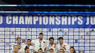 Slovakya’da düzenlenen Avrupa Gençler Judo Takımlar Şampiyonası’nda Milli Takım ikincilik