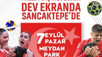 Sancaktepe Belediyesi, vatandaşların 2025 FIVB Dünya Voleybol Şampiyonası finalinde Türkiye-İtalya