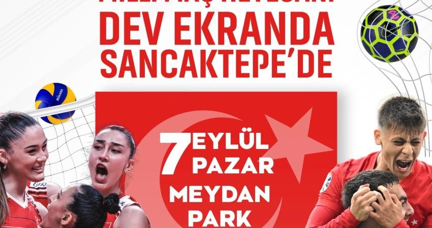 Sancaktepe Belediyesi, vatandaşların 2025 FIVB Dünya Voleybol Şampiyonası finalinde Türkiye-İtalya