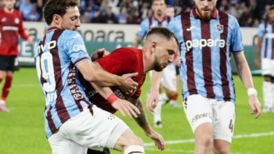 Süper Lig’in 6. haftasında Gaziantep’i konuk eden Trabzonspor sahadan 1-1