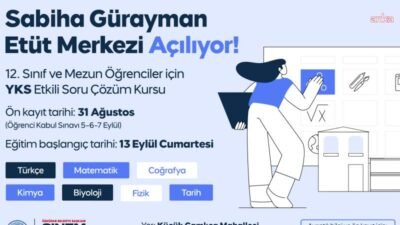 Üsküdar Belediyesi tarafından üniversite sınavına hazırlanan gençlere yönelik hayata geçirilen