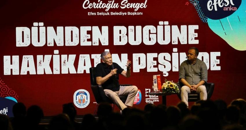 Usta gazeteciler Uğur Dündar ve Gökmen Ulu EFEST’te Efes Selçuk’ta düzenlenen festival EFEST’in ilk gününde ğur Dündar ve