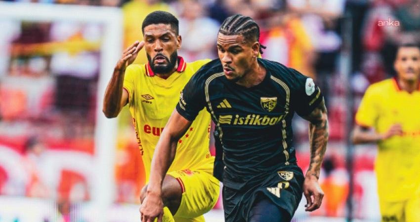 Trendyol Süper Lig'in 5. haftasında Zecorner Kayserispor-Göztepe maçı 1-1 sona