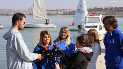 Ankara Yelken Kulübü, kuruluşunun 25'inci yılı etkinlikleri kapsamında Mogan Gölü’nde