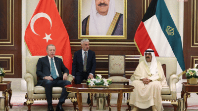 Cumhurbaşkanı Recep Tayyip Erdoğan, Kuveyt Emiri Şeyh Mişal El Ahmed