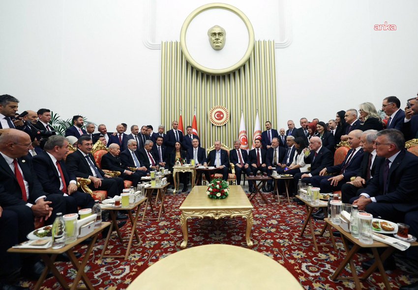 TBMM 28. Dönem 4. Yasama yılı açılışı sonrası yapılan resepsiyonda