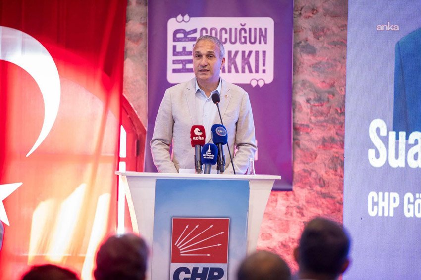 CHP Genel Başkan Yardımcısı Suat Özçağdaş, çocuklara güvenli bir ülke