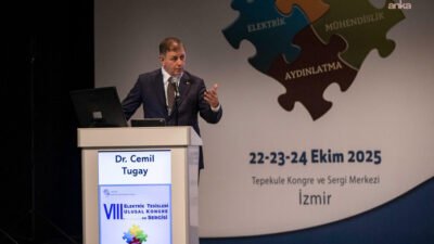 İzmir Büyükşehir Belediye Başkanı Cemil Tugay, TMMOB Elektrik Mühendisleri Odası