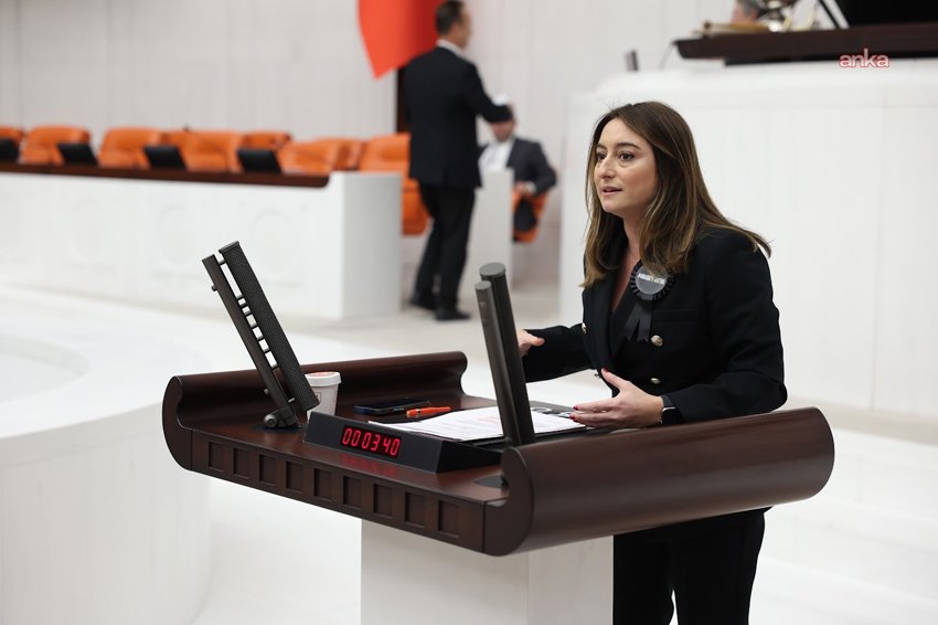 CHP Bartın Milletvekili Aysu Bankoğlu, TBMM Genel Kurulu'nda Amasra maden