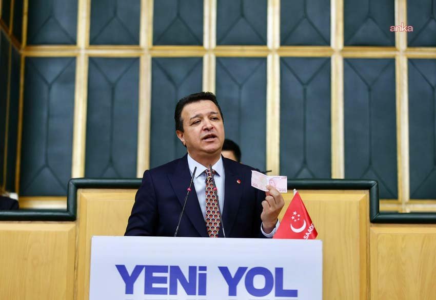 Saadet Partisi Genel Başkanı Mahmut Arıkan, "Biz enflasyonu; Mehmet Şimşek’in havalı tweetlerinde, TÜİK’in