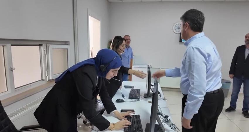 Adıyaman Belediye Başkanı Abdurrahman Tutdere, Abdülhamid Han Kültür Merkezi’nde bulunan