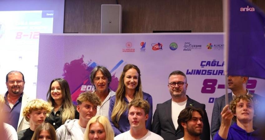 Alaçatı Windfest 2025 başladı Çeşme Belediyesi, Türkiye Yelken Federasyonu ve Çağla Kubat Windsurf Yelken