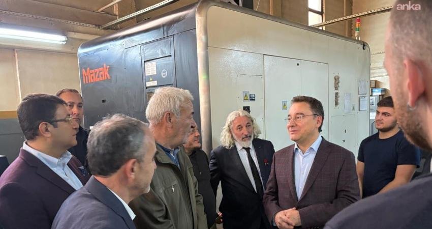 DEVA Partisi Genel Başkanı Ali Babacan, Ankara'da kendi geliştirdikleri teknolojiyle